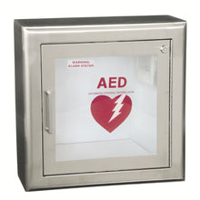 Load image into Gallery viewer, JL Industries LifeStart Stainless Steel Surface Mount AED Cabinet 1439F12