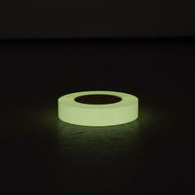 Load image into Gallery viewer, Illustration of how photoluminescent tape appears in darkness. Not a photograph of this product.