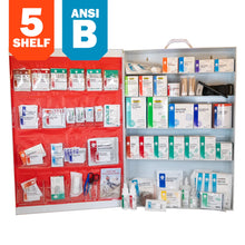 Load image into Gallery viewer, HART ANSI Class B 5-Shelf First Aid Station
