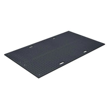 Load image into Gallery viewer, Checkers TrakMat Ground Protection Mat Black (44" x 96")