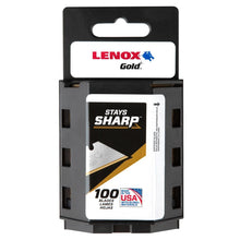 Load image into Gallery viewer, Lenox Gold Utility Blade 2-1/2 in Bi-Metal Pack of 100