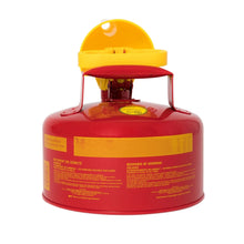 Load image into Gallery viewer, Eagle Manufacturing 1 Gallon Steel Safety Can for Flammables Type I Flame Arrester Funnel Red (view 2 of 5)