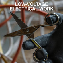 Load image into Gallery viewer, Klein Tools Electrician's Scissors Nickel Plated