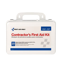 Load image into Gallery viewer, First Aid Only 25 Person Contractor First Aid Kit Plastic Case