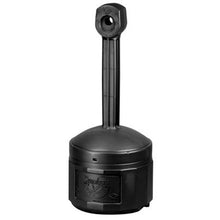 Load image into Gallery viewer, Justrite 4 Gallon Plastic Outdoor Ashtray, Original Smoker's Ceasefire®, Deco Black - 26800D