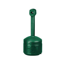 Load image into Gallery viewer, Justrite Original Outdoor Ashtray Cigarette Butt Receptacle 4 Gallon Poly Forest Green - 26800G