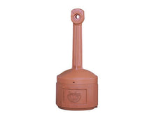 Load image into Gallery viewer, Justrite 4 Gallon Plastic Outdoor Ashtray, Original Smoker's Ceasefire®, Terra Cotta - 26800T
