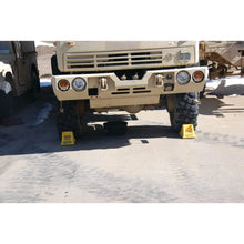Load image into Gallery viewer, Checkers All-Terrain Heavy-Duty Wheel Chock with Rubber Pad 40 Ton Capacity 28-38 in. Tires (view 3 of 4)