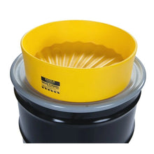 Load image into Gallery viewer, Eagle Manufacturing 18" Diameter Drum Funnel with Screen Yellow (view 3 of 5)