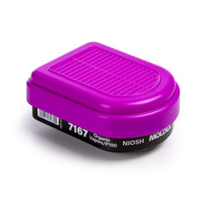 Load image into Gallery viewer, Moldex 7167 Semi-Rectangular Combo Organic Vapor Cartridge P100 Filter