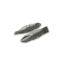 Load image into Gallery viewer, Klein Tools 32483 Bit #2 Phillips 1/4-Inch Slotted 2-Pack