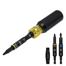 Load image into Gallery viewer, Klein Tools 32500 Multi-Bit Screwdriver / Nut Driver 11-in-1 Ph Sl Sq TORX Bits