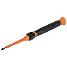 Load image into Gallery viewer, Klein Tools Insulated Screwdriver 3/32-Inch Cabinet 3-Inch Round Shank
