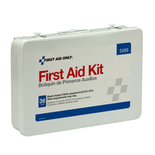 Load image into Gallery viewer, First Aid Only 36 Unit First Aid Kit with BBP and CPR, Metal Case