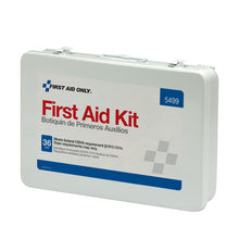 Load image into Gallery viewer, First Aid Only 36 Unit First Aid Kit with BBP and CPR, Metal Case