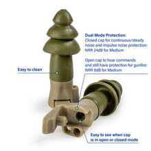 Load image into Gallery viewer, Moldex BattlePlugs® Impulse Reusable Earplug, Medium, 6498