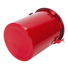 Load image into Gallery viewer, Eagle Manufacturing 6 Quart Steel Bench Can Dasher Screen with Lid Red (view 4 of 5)