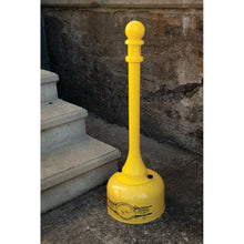 Load image into Gallery viewer, Eagle Manufacturing 2 Gallon Metal and Poly Butt Can Yellow (view 5 of 5)