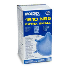 Load image into Gallery viewer, Moldex 1510 N95 Disposable Healthcare Particulate Respirator & Surgical Mask, Extra Small, NIOSH Approved