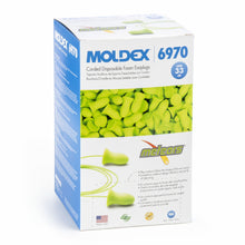 Load image into Gallery viewer, Moldex Meteors® Corded Disposable Foam Earplug 6970, NRR 33dB