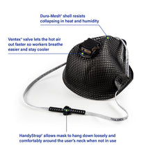 Load image into Gallery viewer, Moldex 2800N95 Disposable HandyStrap Particulate Respirator Plus Nuisance Organic Vapors with Ventex Valve