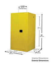 Load image into Gallery viewer, Justrite Sure-Grip® EX Flammable Safety Cabinet - Model 896000
