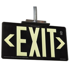 Load image into Gallery viewer, Photoluminescent Exit Sign for Outdoor and Wet Locations 100FT