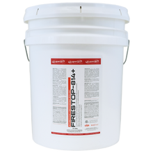 Load image into Gallery viewer, White bucket labeled 'FIRESTOP-814+' on a white background