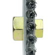 Load image into Gallery viewer, Weiler Dually 7" Root Pass Weld Cleaning Brush, .020" Steel Wire Fill, 5/8"-11 UNC Double-Hex Nut