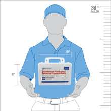 Load image into Gallery viewer, First Aid Only Bloodborne Pathogen (BBP) Spill Clean Up Kit & Personal Protection with CPR Pack, Plastic Case
