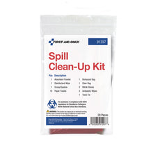 Load image into Gallery viewer, First Aid Only Bloodborne Pathogen (BBP) Unitized Spill Clean Up Kit with CPR Plastic Case