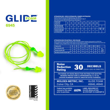 Load image into Gallery viewer, Moldex Glide® Corded Foam Twist and Push-In Earplug 6945, NRR 30dB