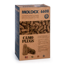 Load image into Gallery viewer, Camo Plugs® Disposable Earplugs, Foam, Brown/Tan/Green, Uncorded