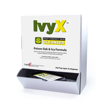 Load image into Gallery viewer, First Aid Only IvyX Post-Contact Cleanser Packets, 50 Per Box