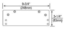 Load image into Gallery viewer, Norton 1688689 Overhead Holder or Narrow Top Jamb Drop Plate Aluminum Finish