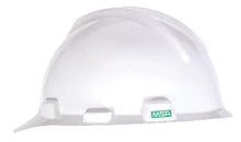 Load image into Gallery viewer, MSA V-Gard Slotted Cap, White, W/Fas-Trac III Suspension