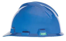 Load image into Gallery viewer, MSA V-Gard Slotted Cap, Blue, w/Fas-Trac III Suspension