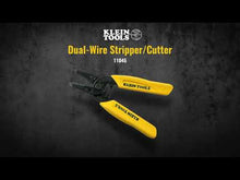 Load and play video in Gallery viewer, Klein Tools 11045 Wire Stripper/Cutter (10-18 AWG Solid)