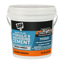 Load image into Gallery viewer, DAP Quick Plug Hydraulic & Anchoring Cement 10 lb Tub