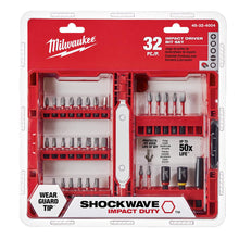 Load image into Gallery viewer, Milwaukee Impact Duty Alloy Steel Screw Driver Bit Set (32-Piece)