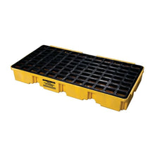Load image into Gallery viewer, Eagle Manufacturing 2 Drum 30 Gallon Sump Capacity Modular Spill Containment Platform without Drain Yellow
