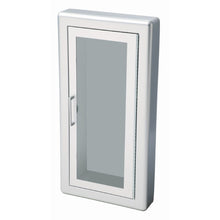 Load image into Gallery viewer, JL Industries Academy Aluminum Semi-Recessed Fire Extinguisher Cabinet 10 lb 1027F10
