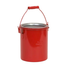 Load image into Gallery viewer, Eagle Manufacturing 6 Quart Steel Bench Can Dasher Screen with Lid Red
