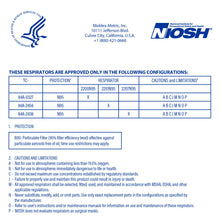 Load image into Gallery viewer, Moldex 2201N95 Disposable Particulate Respirator, Small, NIOSH Approved
