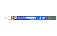 Load image into Gallery viewer, U-Mark 100P Fine Line Industrial Paint Marker – Silver
