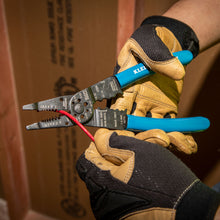Load image into Gallery viewer, Klein Tools Long Nose Multi Tool Wire Stripper Wire Cutters Crimping Tool
