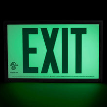 Load image into Gallery viewer, Photoluminescent Exit Sign with Plastic Frame 50FT
