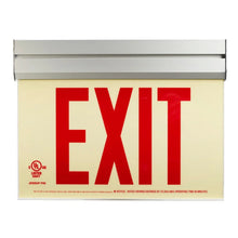 Load image into Gallery viewer, Photoluminescent Exit Sign with Acrylic Frame 50FT
