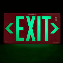 Load image into Gallery viewer, Photoluminescent Exit Sign for Outdoor and Wet Locations 100FT

