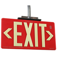 Load image into Gallery viewer, Photoluminescent Exit Sign for Outdoor and Wet Locations 100FT
